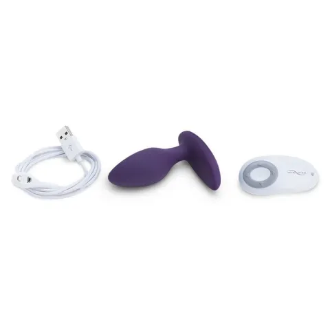 Анальная смарт-вибрационная пробка We-Vibe Ditto Purple с пультом дистанционного управления