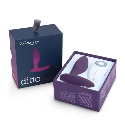 Анальная смарт-вибрационная пробка We-Vibe Ditto Purple с пультом дистанционного управления