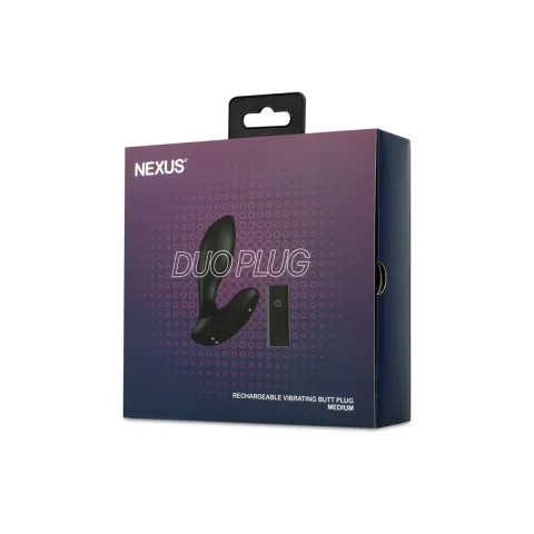 Анальна вібропробка Nexus DUO Plug Medium, пульт ДК