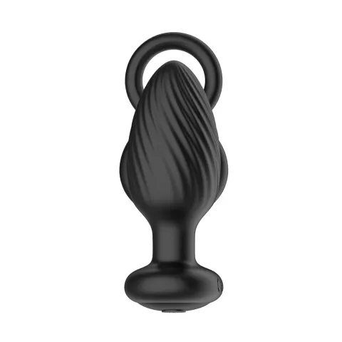 Анальная вибрационная пробка Nexus Tornado Cock and Ball Ring вращается + вибрация, кольцо для эрекции, пульт дистанционного управления