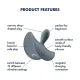 Анальная вибропробка Satisfyer Booty Absolute Beginners 2, для начинающих, вводимая часть 3,5 см