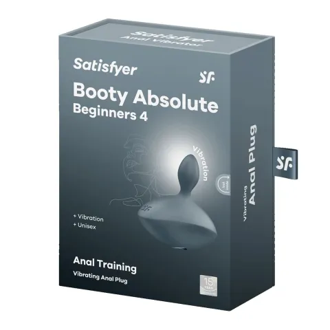 Анальная вибропробка Satisfyer Booty Absolute Beginners 4, для начинающих, вводная часть 3 см