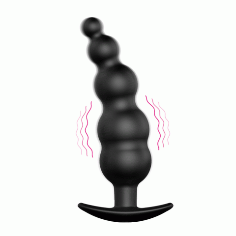Анальна пробка - Pretty Love Special Anal Stimulation Vibrating Butt Plug Black