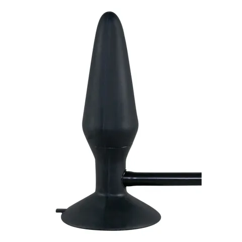 Анальная пробка — True Black Silikon Pump Plug