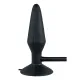 Анальная пробка — True Black Silikon Pump Plug
