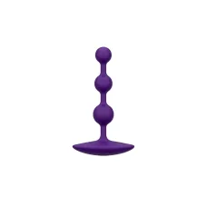 Анальне намисто Romp Amp Dark Purple, силікон, макс. діаметр 2,6 см