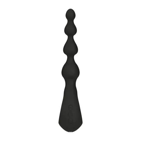 Анальне намисто з вібрацією LELO Soraya Beads Black, різний діаметр намистин, 8 режимів