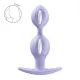 Анальные шарики Fun Factory B BALLS DUO Purple, вибрация, диаметр 3,2 и 3,6 см