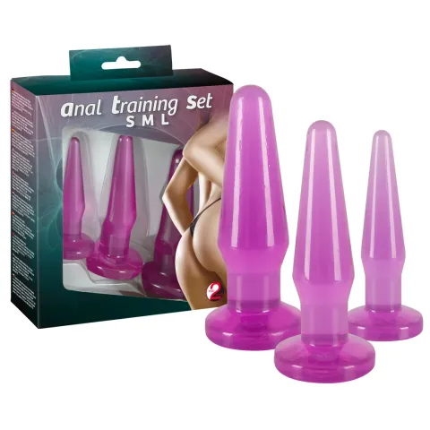 Анальные пробки — Anal Training Set Lila