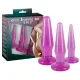 Анальные пробки — Anal Training Set Lila