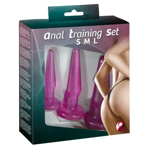 Анальные пробки — Anal Training Set Lila
