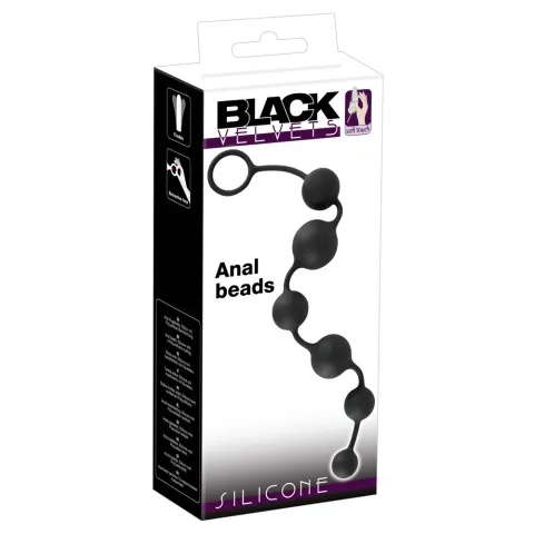 Анальні кульки - Black Velvets Anal Beads