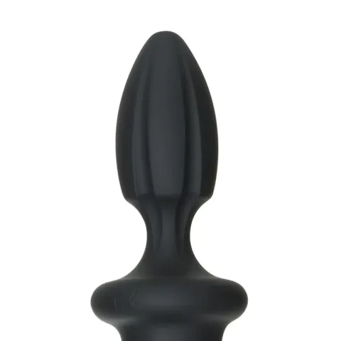 Анальний плаг з ділдо Doc Johnson Kink - Dual Density SECONDSKYN Fuck Plug - Black
