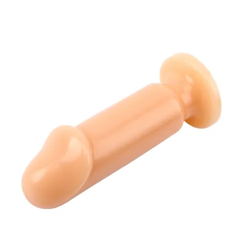 Анальный фаллоимитатор — Large Slim Dildo, телесного цвета