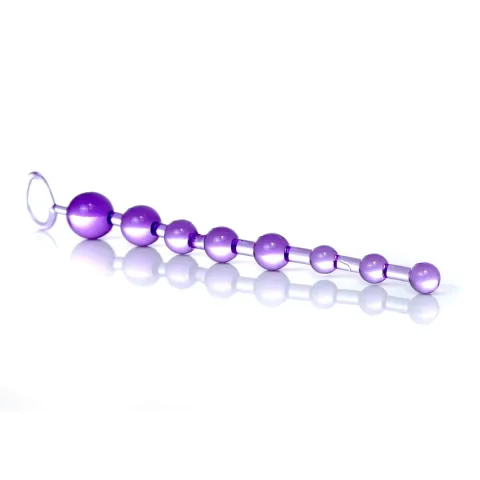 Анальные шарики — Jelly Anal Beads Purple