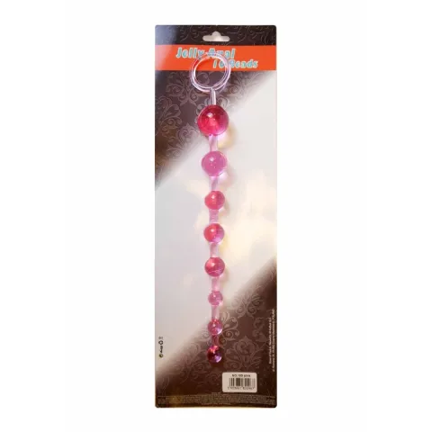 Анальний ланцюжок - Jelly Anal Beads Pink