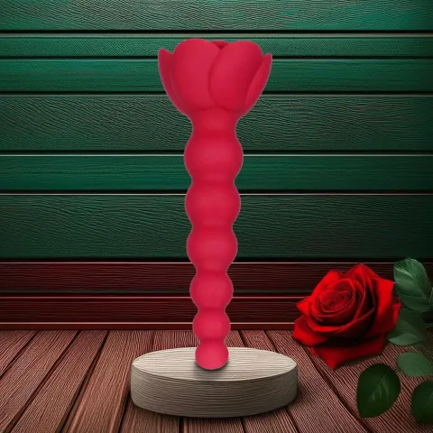 Анальний ланцюжок Lux Active с розой - Champion Rose