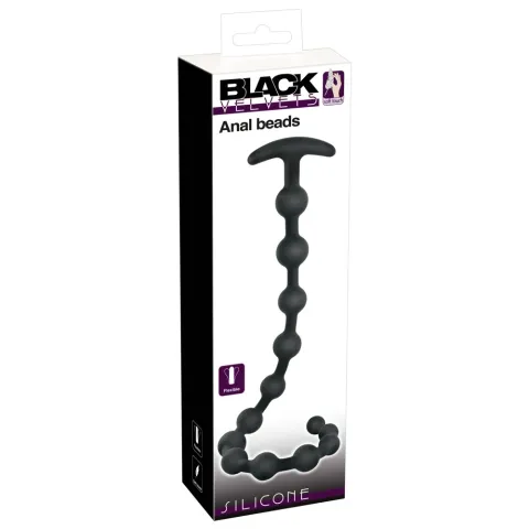 Анальные шарики — Black Velvets Anal Beads Silicone