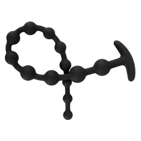 Анальные шарики — Black Velvets Anal Beads Silicone