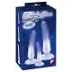 Набор анальных фаллоимитаторов — Crystal Clear Anal Training Dildo Set