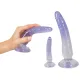 Набор анальных фаллоимитаторов — Crystal Clear Anal Training Dildo Set