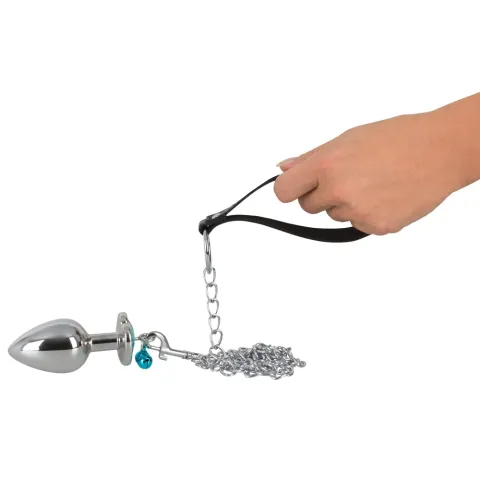 Набір анальних пробок і повідець - Butt Plug Set with a Leash