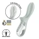 Анальный надувной вибратор Satisfyer Air Pump Booty 3, гибкий стержень