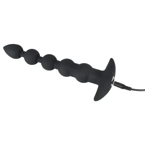 Анальний стимулятор - Black Velvets Rechargeable Beads