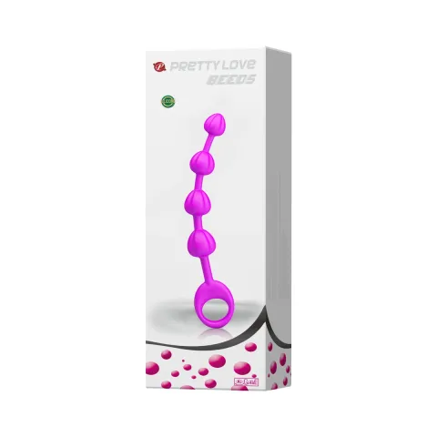 Анальный стимулятор — Pretty Love Beads Purple