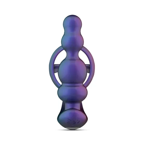 Анальный вибратор с кольцом для эрекции Hueman — Stellar Force Anal Beads with Cockring