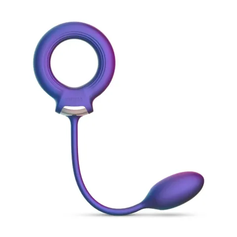 Эрекционное виброкольцо с виброяйцом Hueman — Eclipse Anal Vibrator