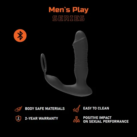 Масажер простати - Erospace Men’s Play Thrusting Prostate Massager APP Controlled B5