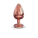 Металлическая анальная пробка с украшением в виде кристалла Dorcel — Diamond Plug L
