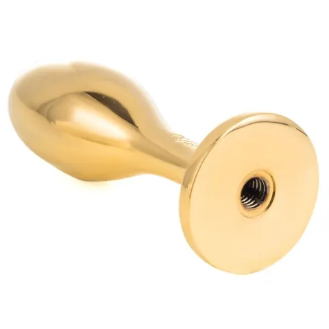 Металлическая анальная пробка — кроличьи хвостик LOCKINK SEVANDA White Bunny-Tail Anal Rose-shape Plug