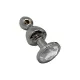 Metal Wooomy Lollypop Double Ball Metal Plug M, диаметр 3,1 см, длина 9,4 см