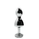 Металлическая анальная пробка Wooomy Lollypop Double Ball Metal Plug S, диаметр 2,8 см, длина 8,5 см