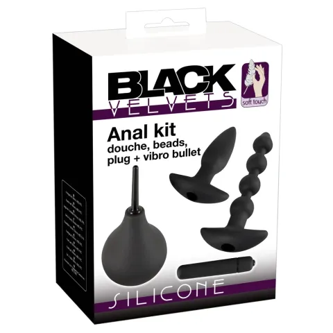 Анальные пробки — Black Velvets Anal Kit
