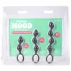 Набор анальных игрушек Doc Johnson Mood Naughty Contour Beads Trainer Set