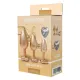 Набір анальних іграшок - GLEAMING LOVE MATTE GOLD PLUG SET
