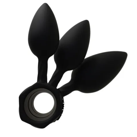 Набір анальних пробок Bathmate Anal Training Plugs, діаметр 2,5 см - 3,1см - 3,8см