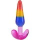 Набір анальних пробок Doc Johnson Crystal Jellies - Anal Trainer Set - Rainbow