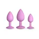 NS Novelties INYA Anal Plug Kit - Triple Ace Kit - Blush
