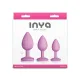 NS Novelties INYA Anal Plug Kit - Triple Ace Kit - Blush