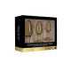 Набір анальних пробок - Ouch! Acrylic Golden Glitter Butt Plug Set