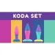 Набір анальних пробок PMV20 Koda – Butt Plug Set, діаметр 2,9 см, 3,9 см, 5 см