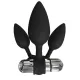 Набір анальних вібропробок Bathmate Anal Training Plugs VIBE, діаметр 2,5 см - 3,1см - 3,8см