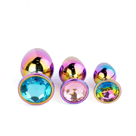 Набір плагів - Jewellery Multicolor PLUG SET, різнокольоровий