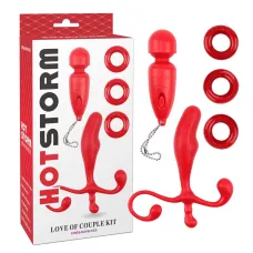 Набір з 5 предметів - Hot Storm Love of Couple Kit, червоний