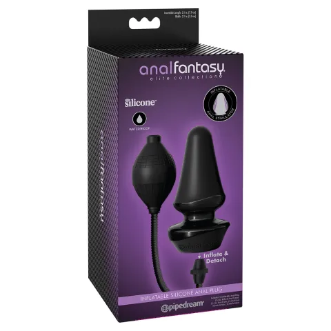 Надувная анальная пробка — Anal Fantasy Elite Inflatable Silicone Anal Plug