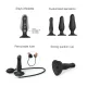 Надувной фаллоимитатор Strap-On-Me INFLATABLE DILDO PLUG — NOIR, шарик внутри, диаметр до 6 см